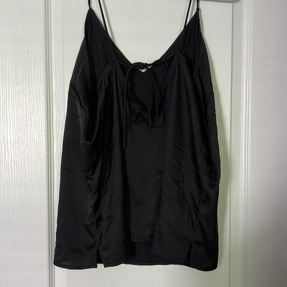 Black satin pj set - Picture 2 of 5